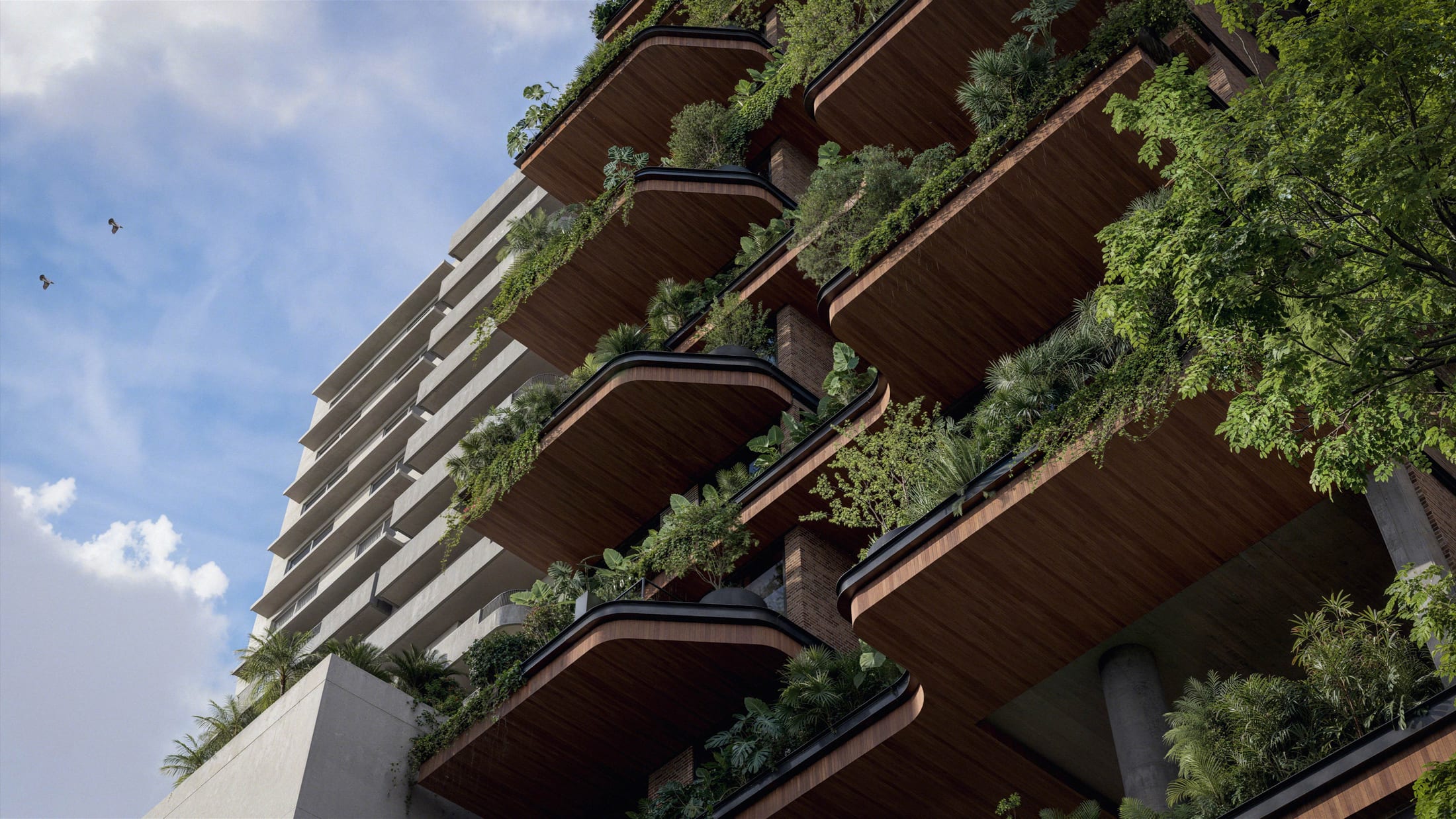 Render del edificio de Proyecto e en Normandía, Cali